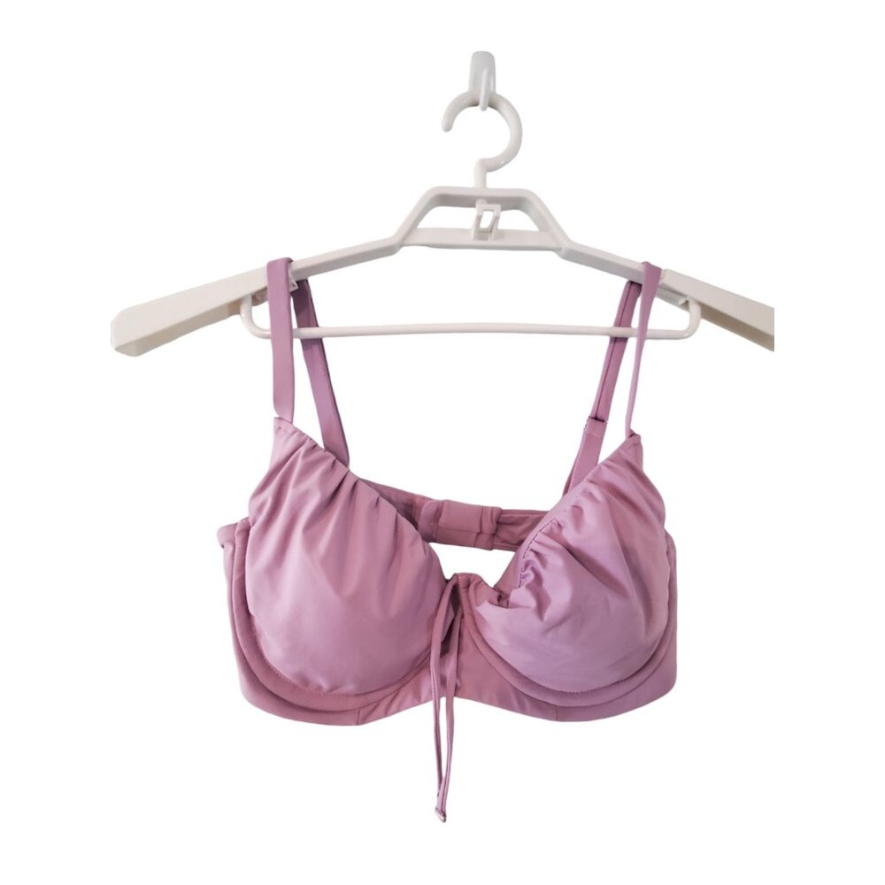 Birdsong nwt bikini swimsuit top womens 36D 36 D lavender underwire